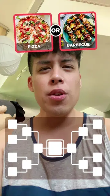 Beatbox food bracket challenge 🗣🍕🍔🧀🧇🍝