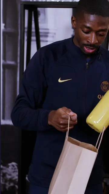 🍴Ousmane Dembélé - Partie 2 🤣 🧐 Tu mets quoi dans ton sac ?  Version intégrale disponible sur notre compte Instagram ! 🤝 #Yassir