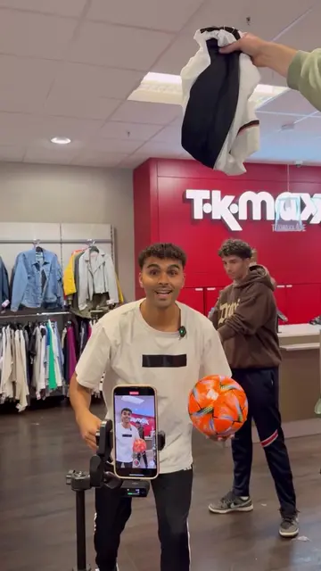 Perfect aim, perfect deals ⚽️ Get your sportswear @TK Maxx for up to 60% off |AD #yzfamily 